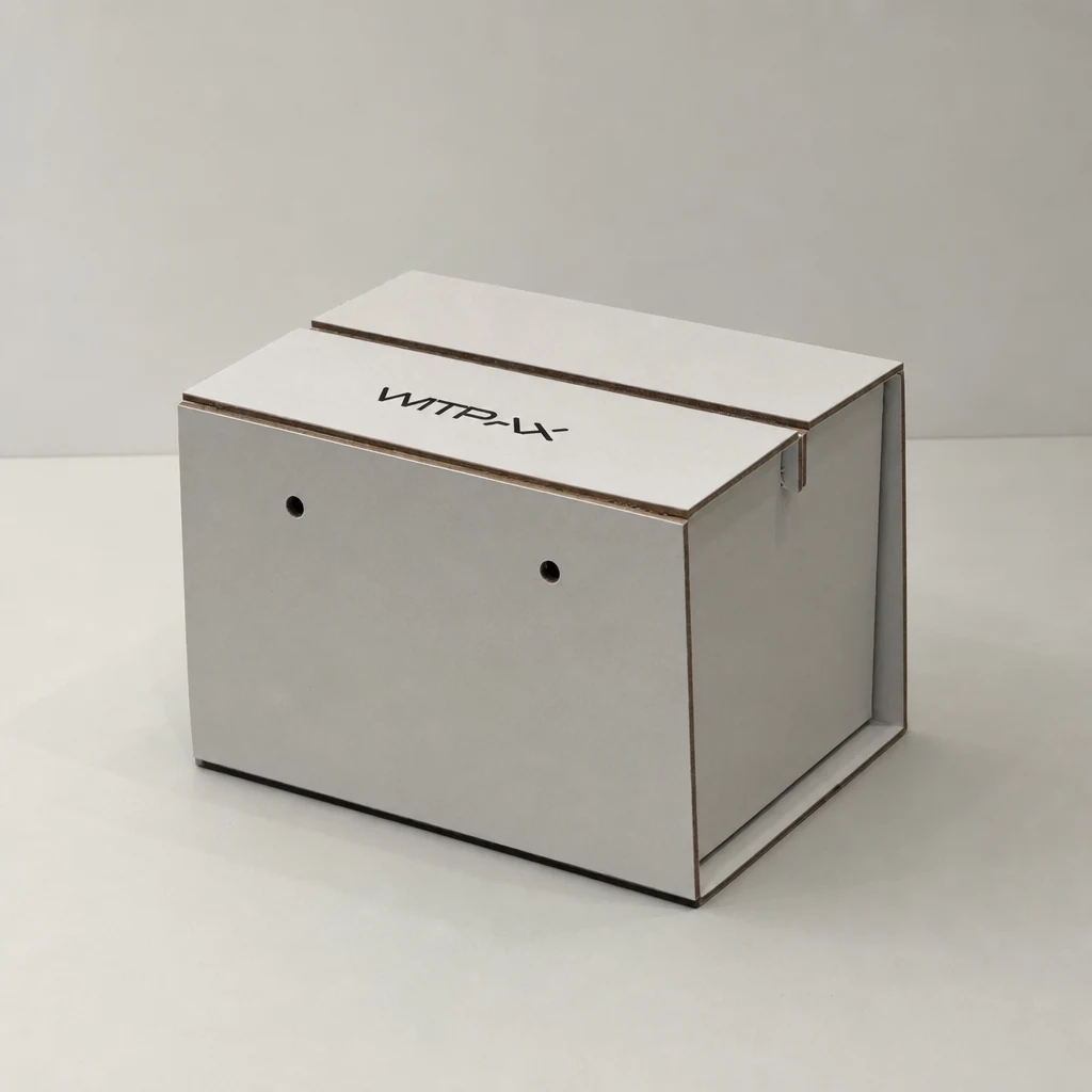 Collapsible grey board rigid boxes type 1 rigid box top angle