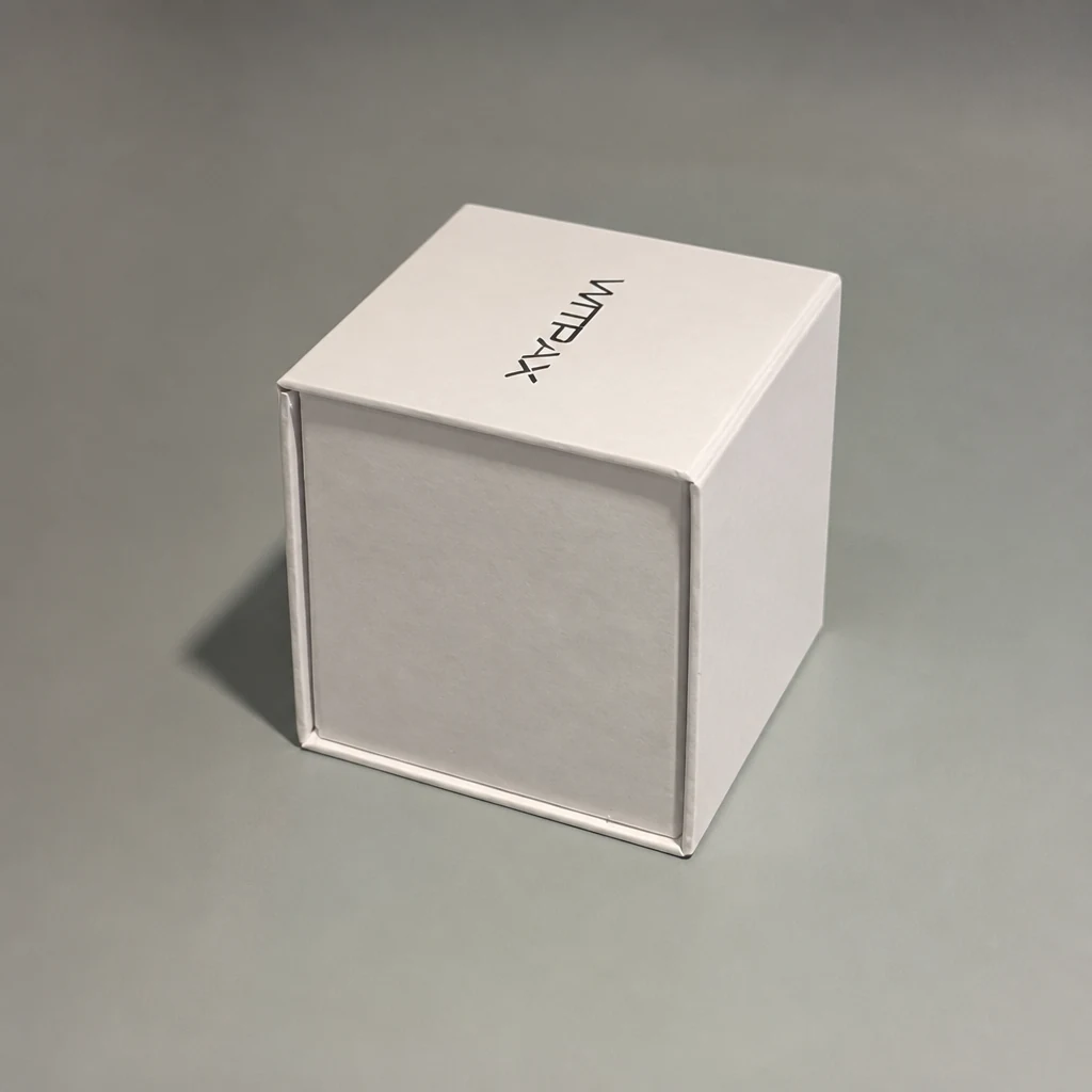 Collapsible cube rigid boxes rigid box top angle