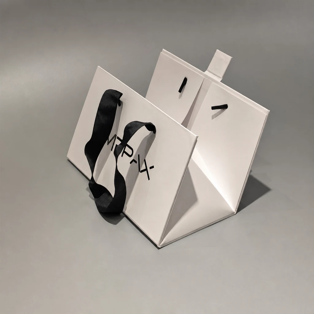 Collapsible Triangular Prism rigid boxes with straps rigid box top angle
