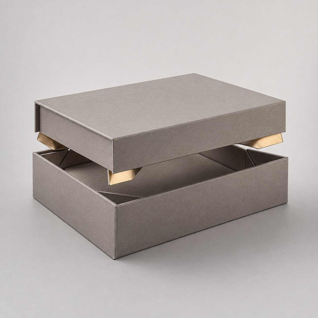 Foldable lift-off lid rigid boxes packaging feature image showing Logistical Luxury: Hidden Structural Supports