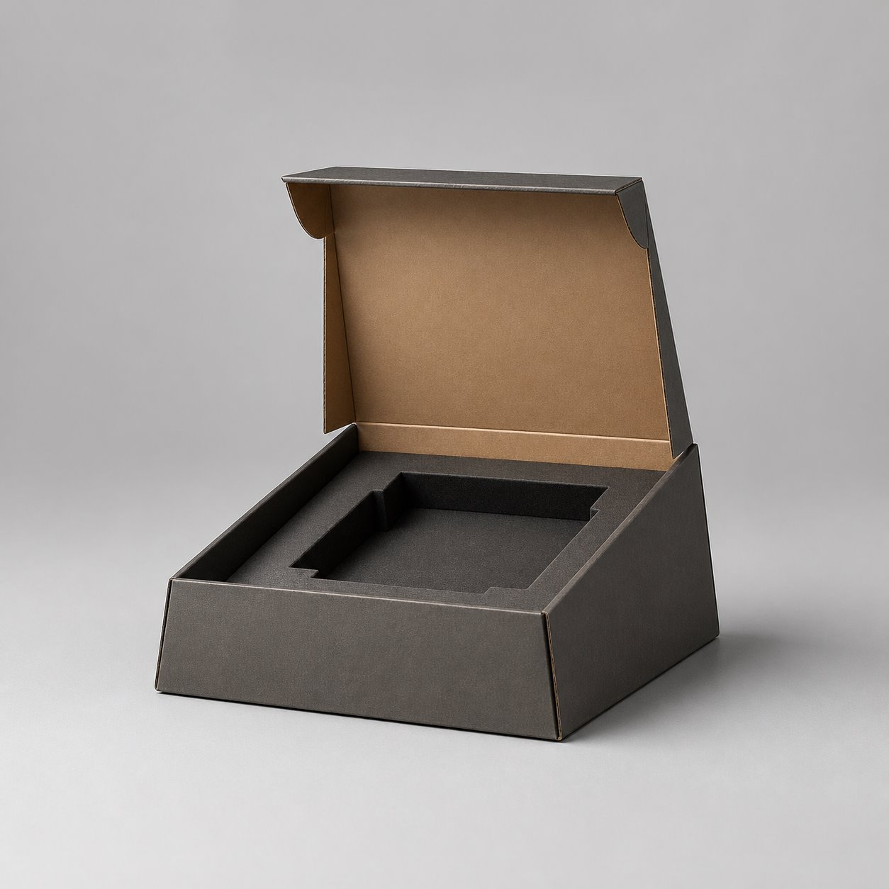 Trapezoidal folding corrugated box packaging feature image showing Iconic Arrival: Secure & Stylized Fit