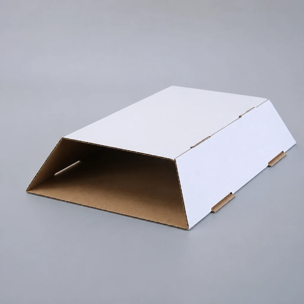 Trapezoidal folding corrugated box trapezoidal rigid box top angle