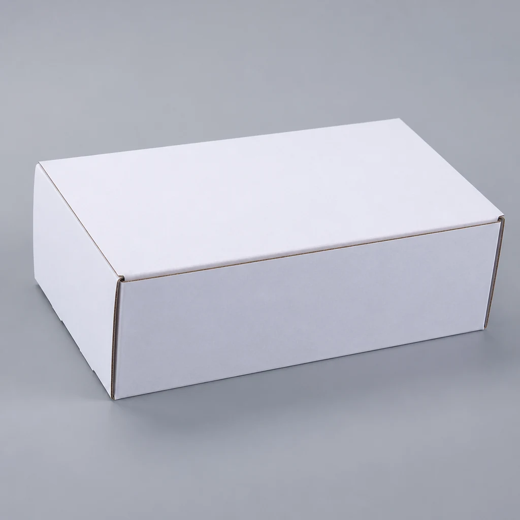 Foldable corrugated box type 4 packaging box front angle
