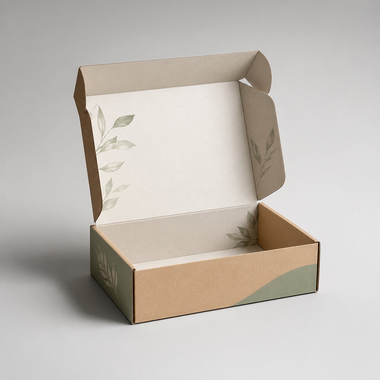 Foldable corrugated box type 3 packaging feature image showing Earth-First Shipping: Biodegradable Soy Inks