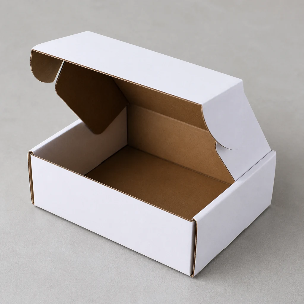 Foldable corrugated box type 3 packaging box top angle