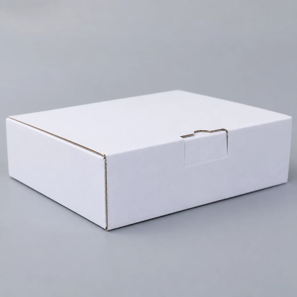 Foldable corrugated box type 2 packaging box front angle