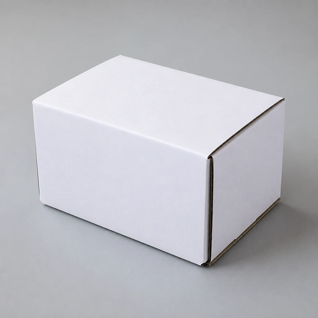 Foldable corrugated box packaging box top angle