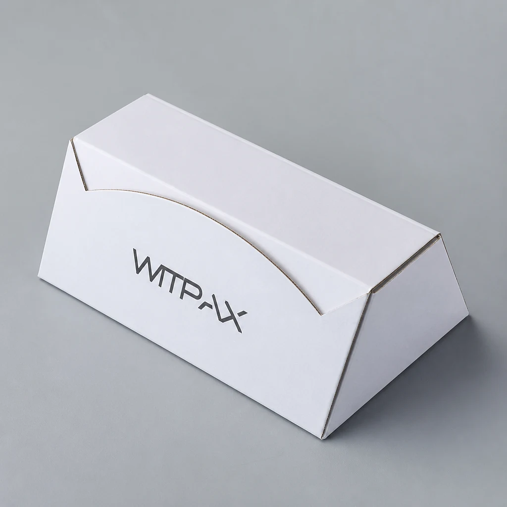 Trapezoidal folding corrugated box trapezoidal rigid box top angle