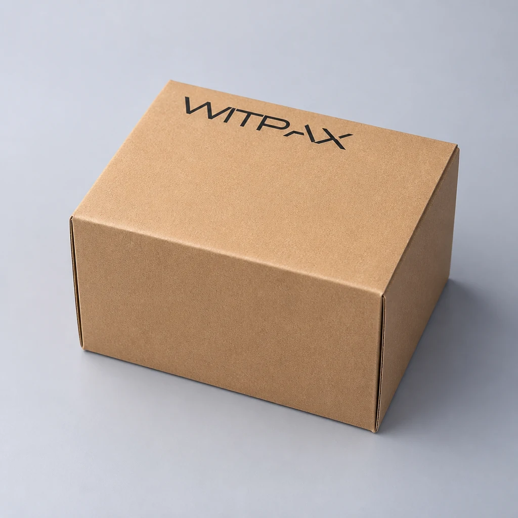 Flat mouth folding corrugated box packaging box top angle