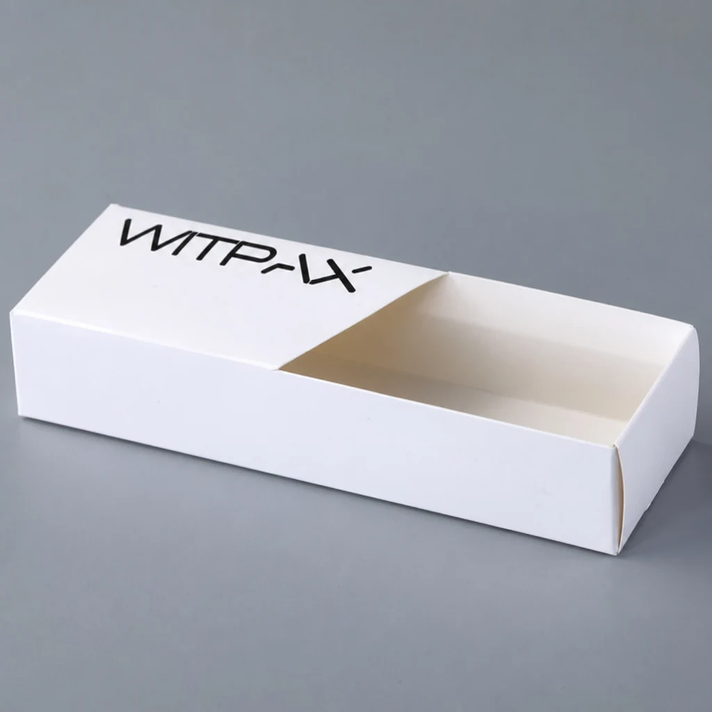 Folding display carton retail floor display stand front angle