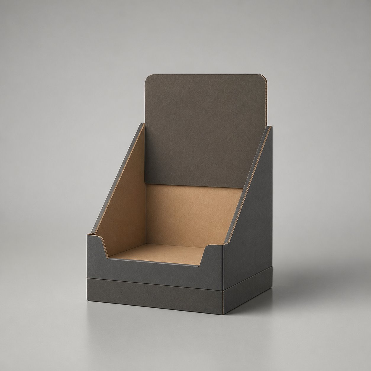 Corrugated display box packaging feature image showing Impulse Power: Reinforced Counter-Top Build