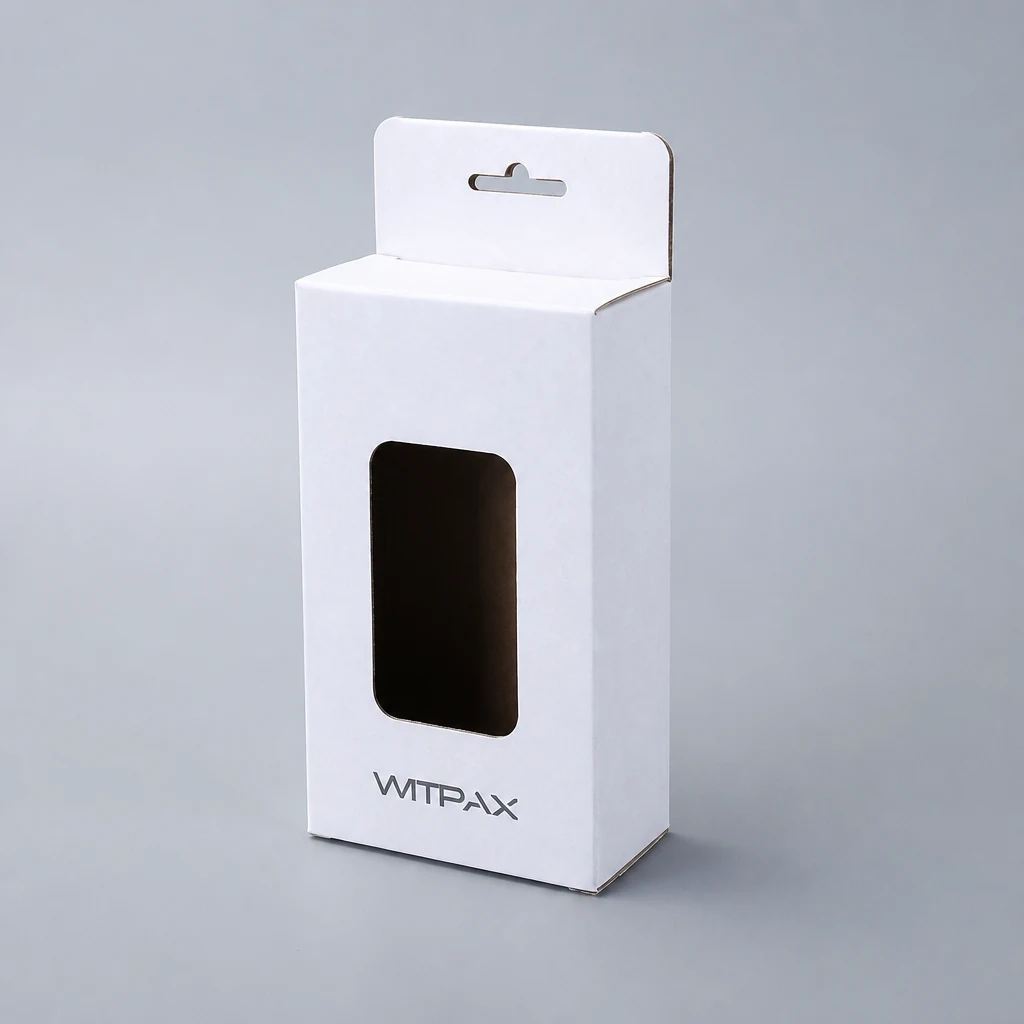 Folding with windows and airplane holes corrugated box packaging box top angle