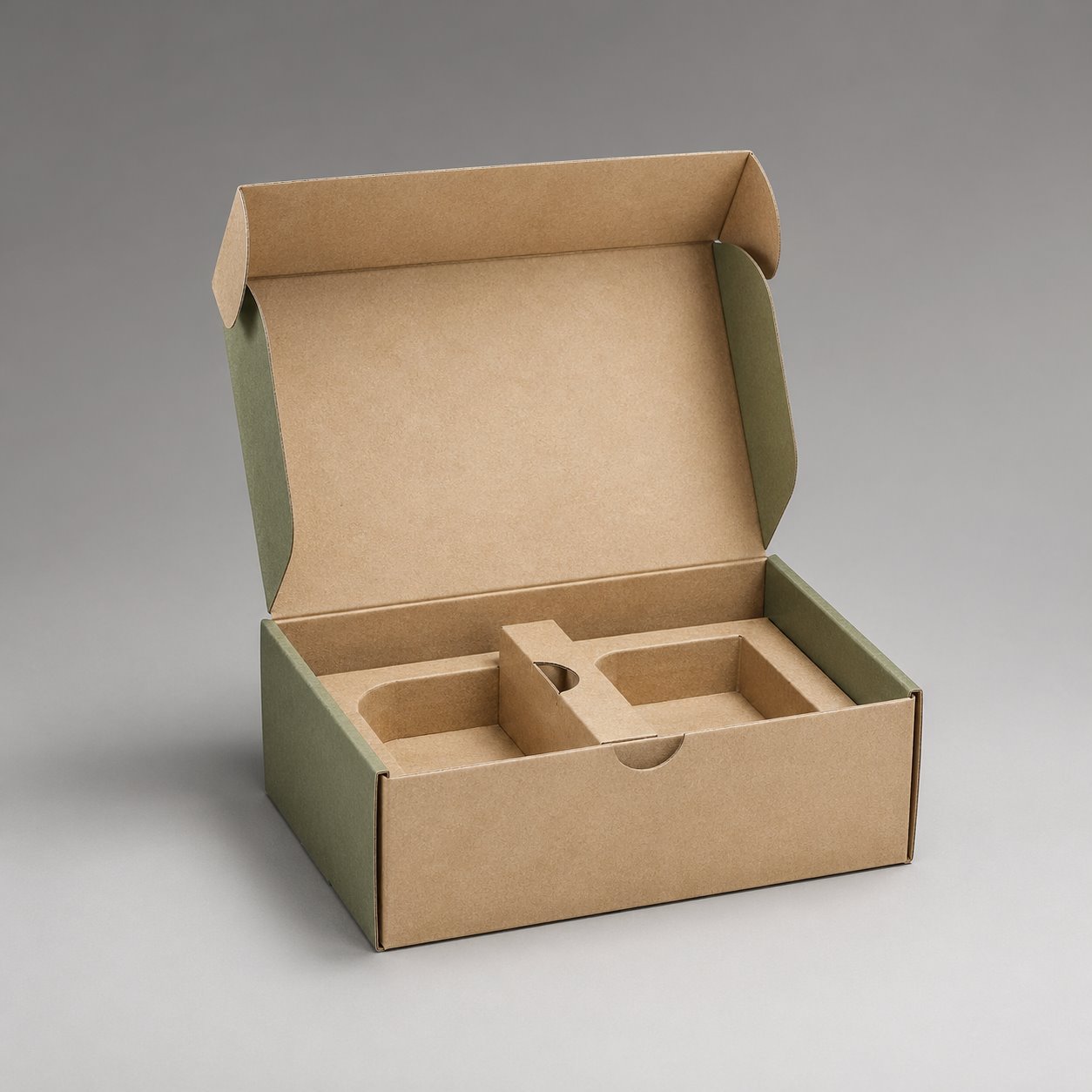 Folding carton type 8 packaging feature image showing Earthy Appeal: 100% Recyclable Material