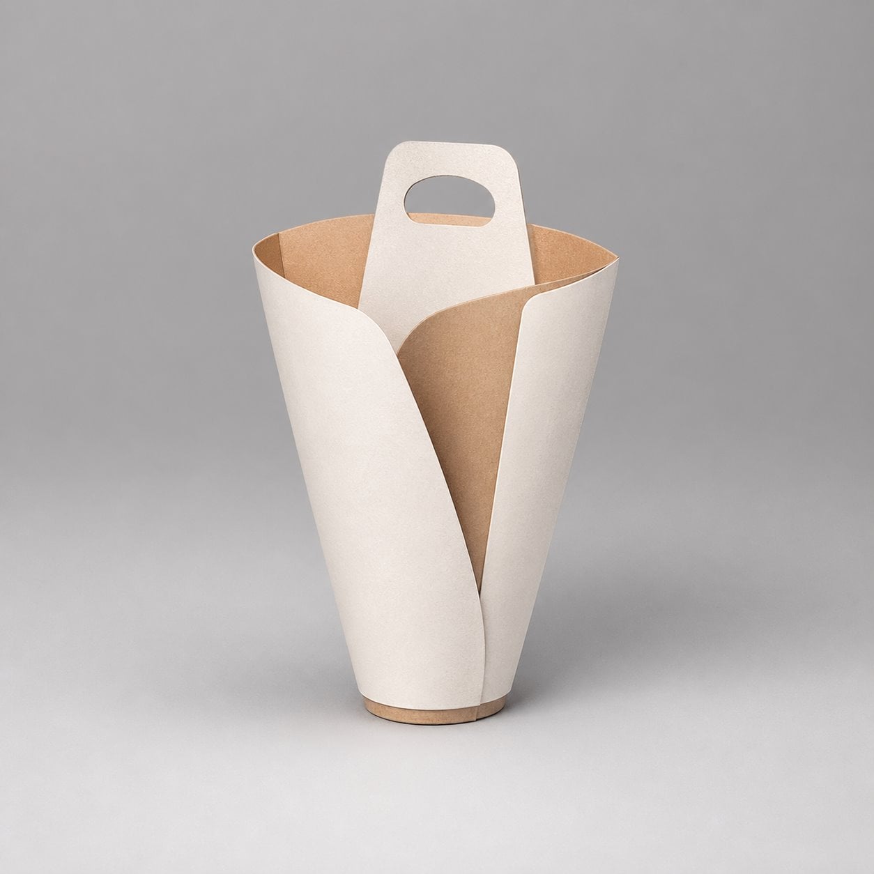 Conical folding carton packaging feature image showing The Modern Taper: A Fresh Perspective on Food