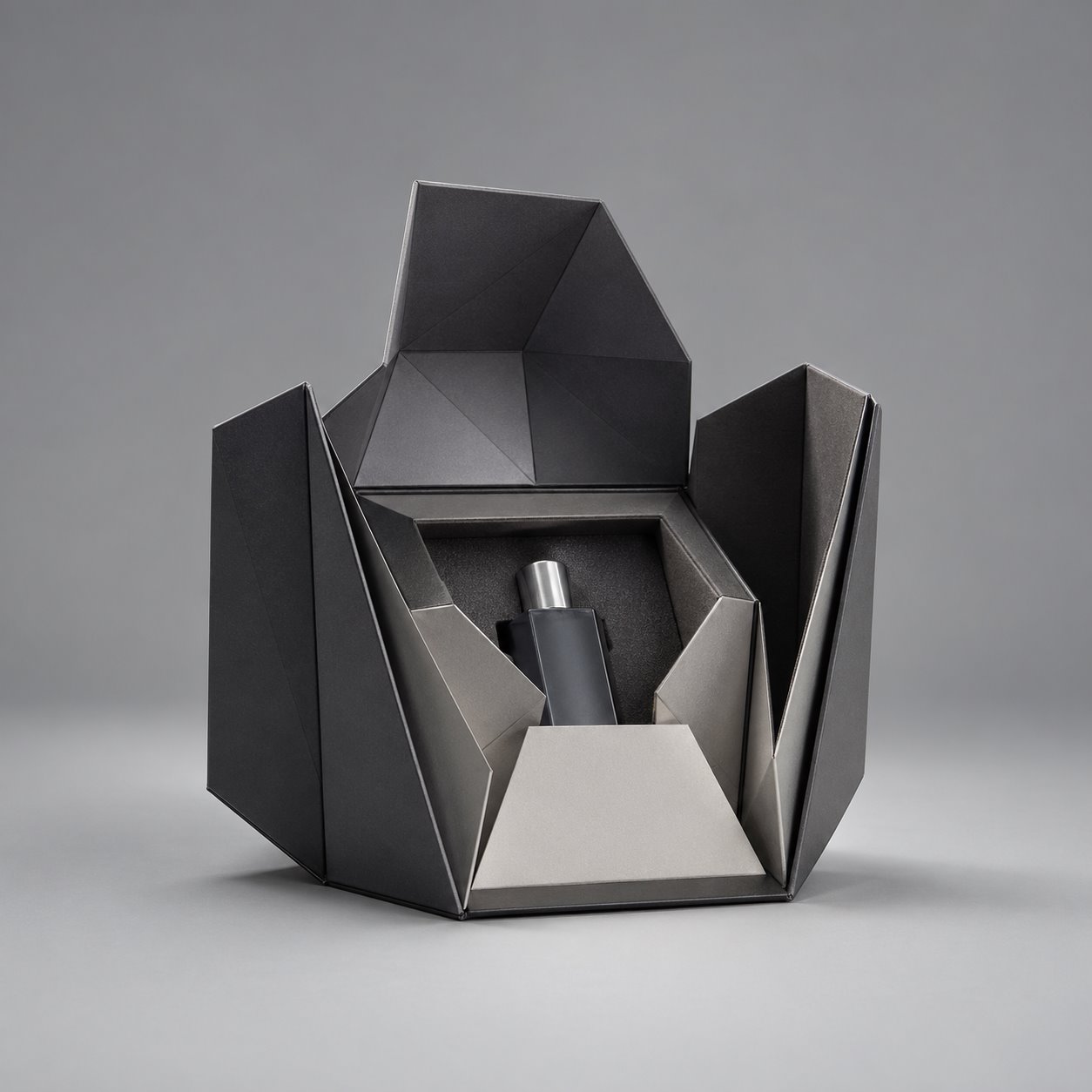 Special-shaped folding carton type 2 packaging feature image showing Architectural Angles: A Modern Masterpiece