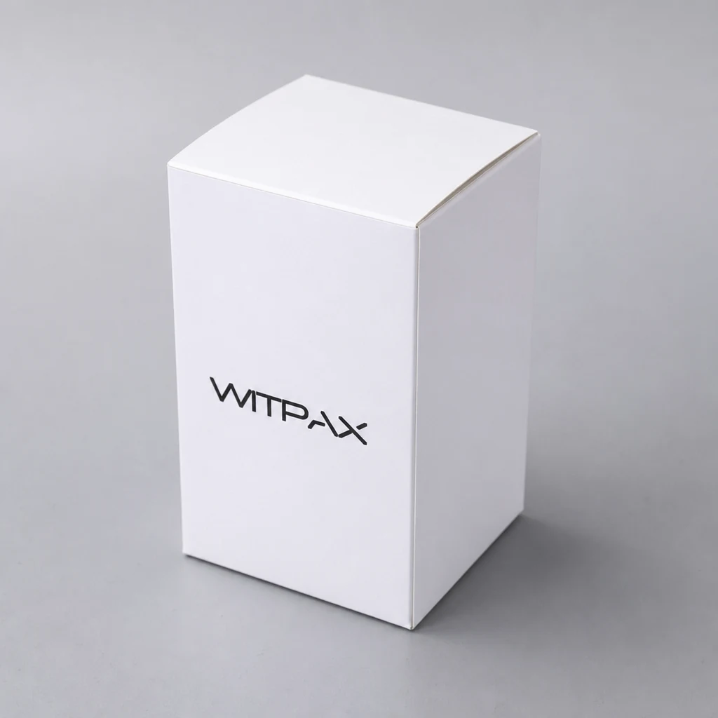 Folding cardboard box packaging box top angle