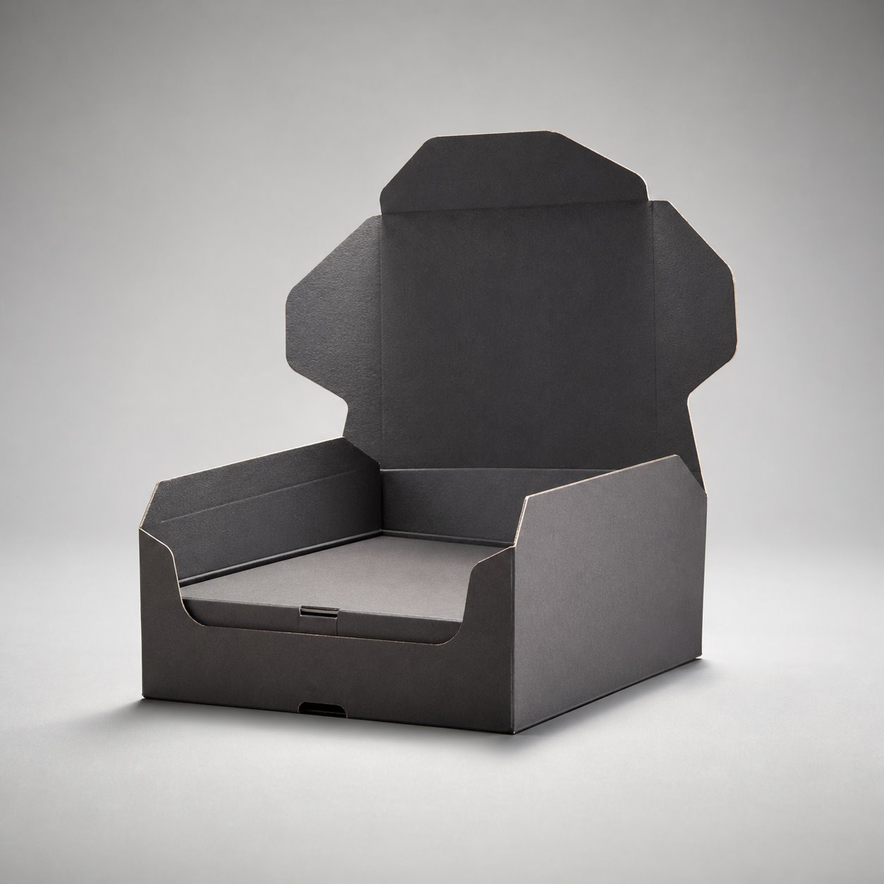 Custom shaped folding cardboard box packaging feature image showing Iconic Geometry: Your Brand’s Physical Soul