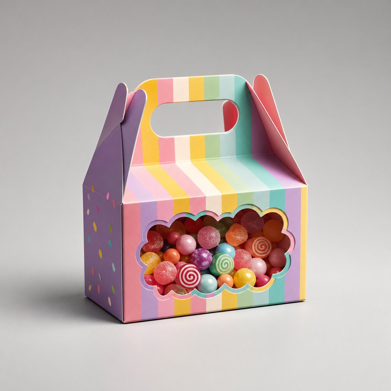 Folding carton for candy packaging feature image showing Sweet Moments: Vibrant Fun in Every Box