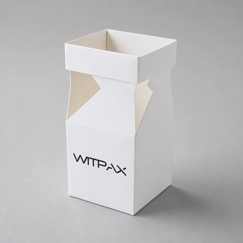Special-shaped folding carton packaging box top angle