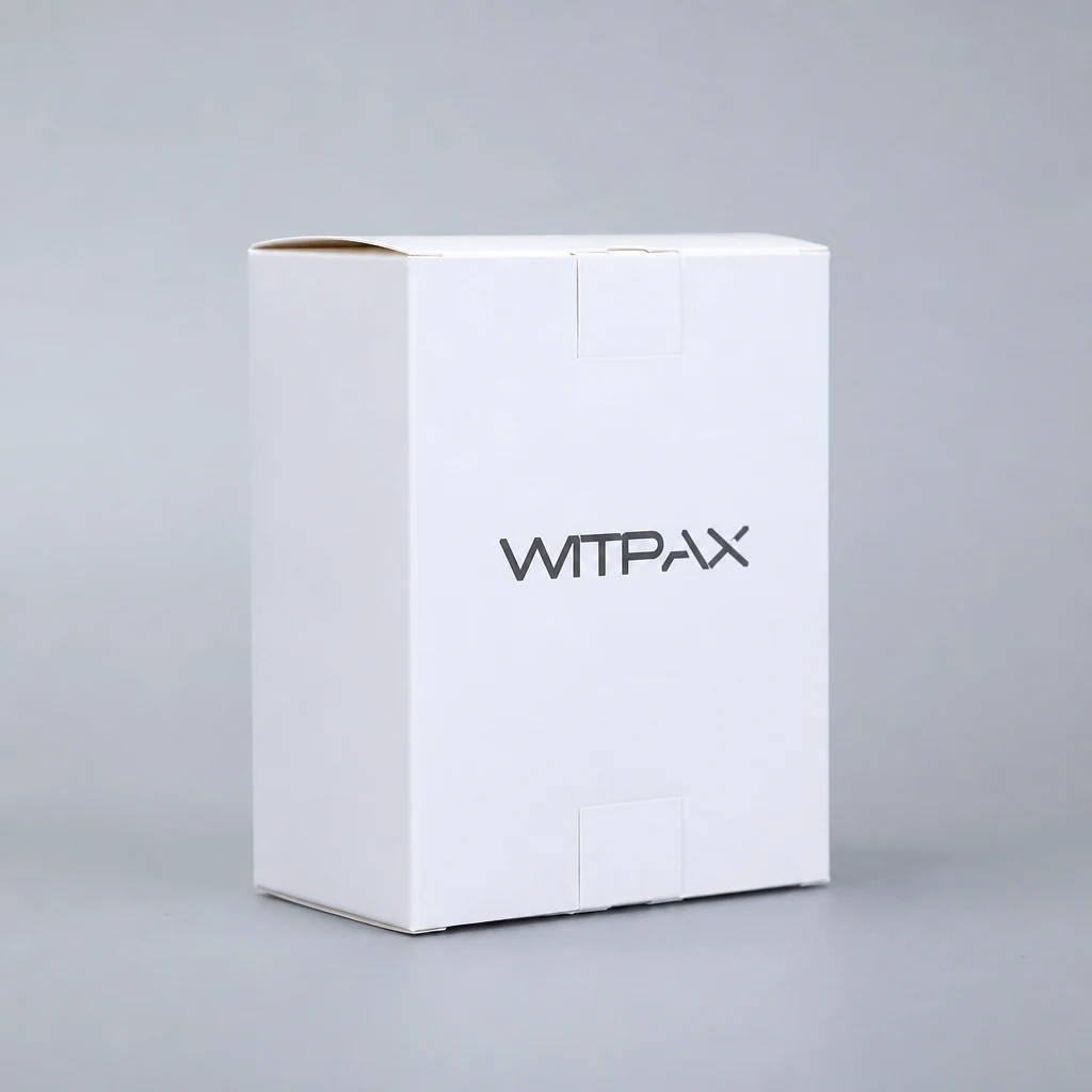Folding carton type 4 packaging box front angle