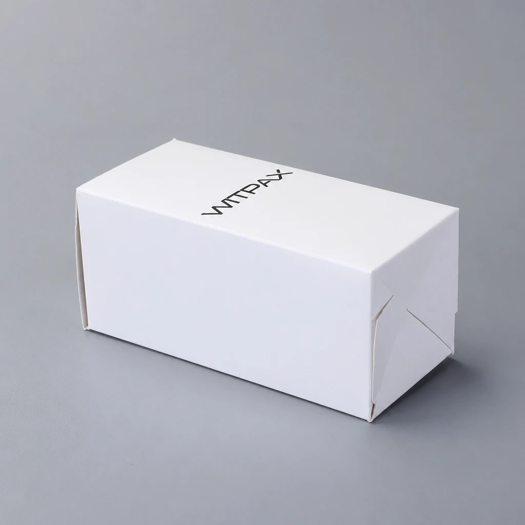 Folding carton type 3 packaging box front angle