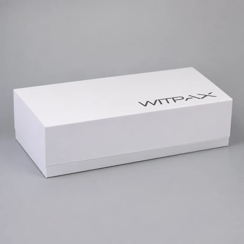 Lift-off lid box with double wall packaging box front angle