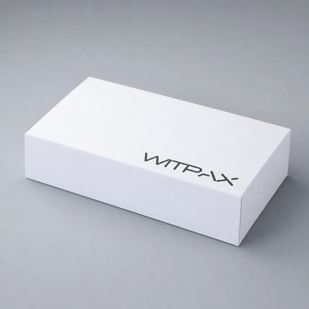 Lift-off lid box with double wall packaging box top angle