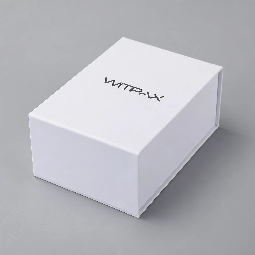 Magnetic closure boxes type 4 packaging box top angle