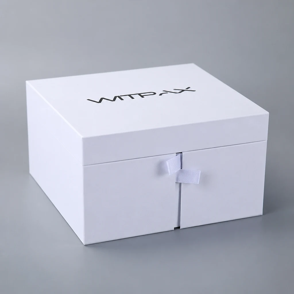 Lift-off lid double layer box packaging box front angle