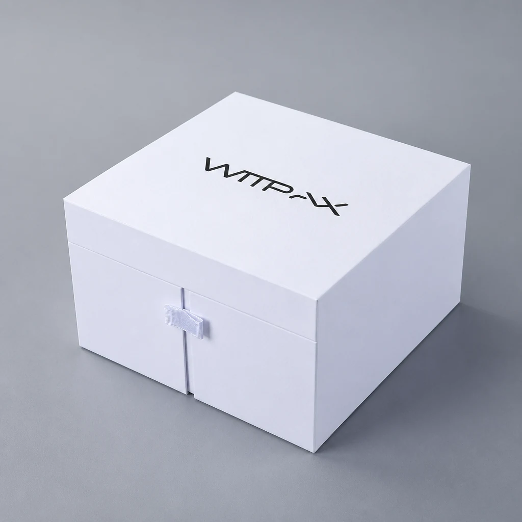 Lift-off lid double layer box packaging box top angle