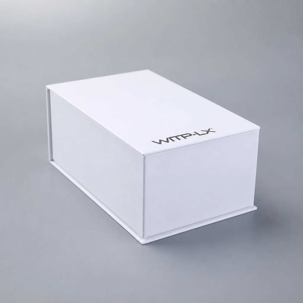 Book-style rigid boxes book style rigid box front angle