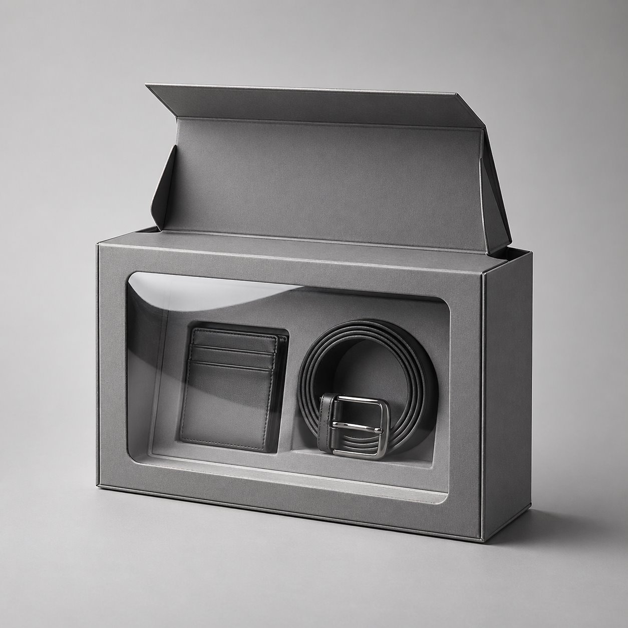 Flip-top box with window packaging feature image showing Visual Confidence: Crystal-Clear PET Window