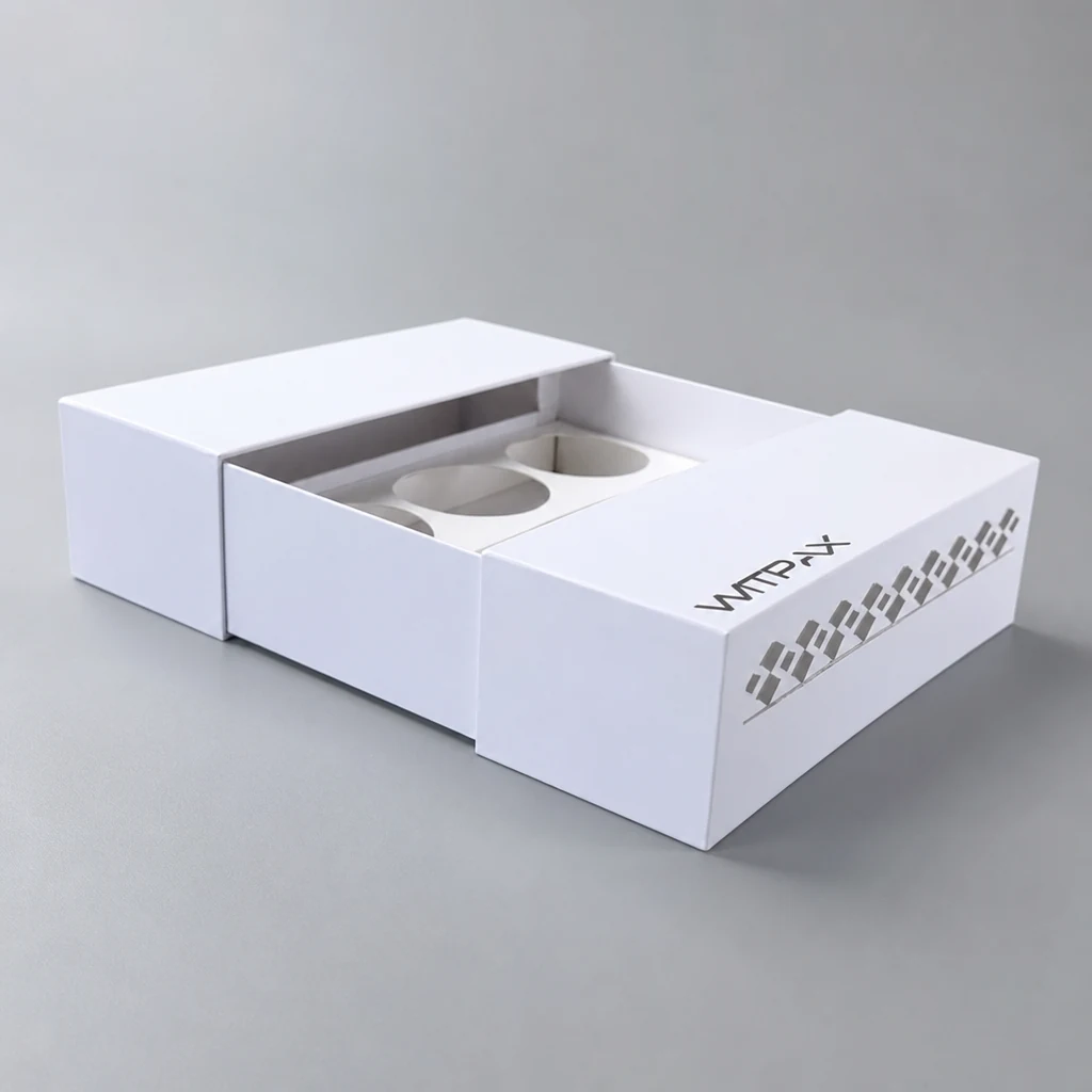 Double-sided sliding rigid boxes rigid box front angle