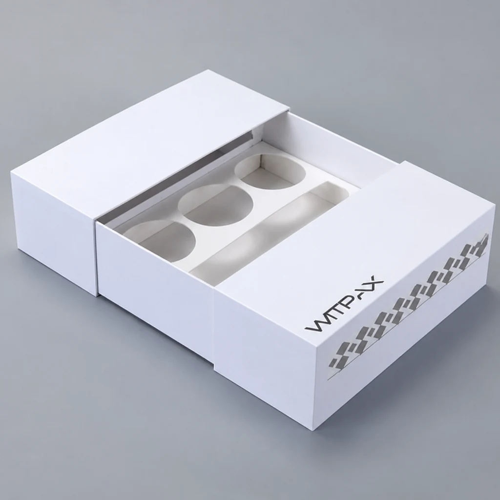 Double-sided sliding rigid boxes rigid box top angle