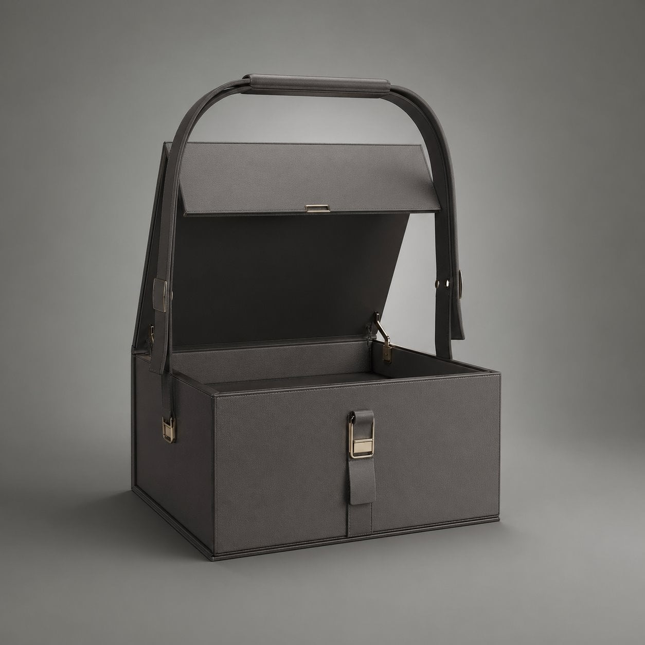 Portable hinged-lid shoulder box packaging feature image showing Mobile Architecture: Luxury Style That Moves
