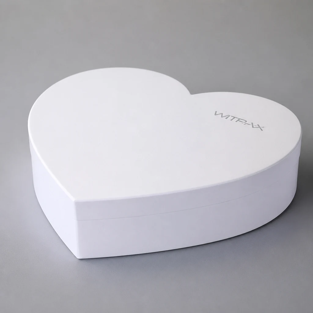 Heart-shaped lift-off lid聽boxes heart shaped gift box front angle