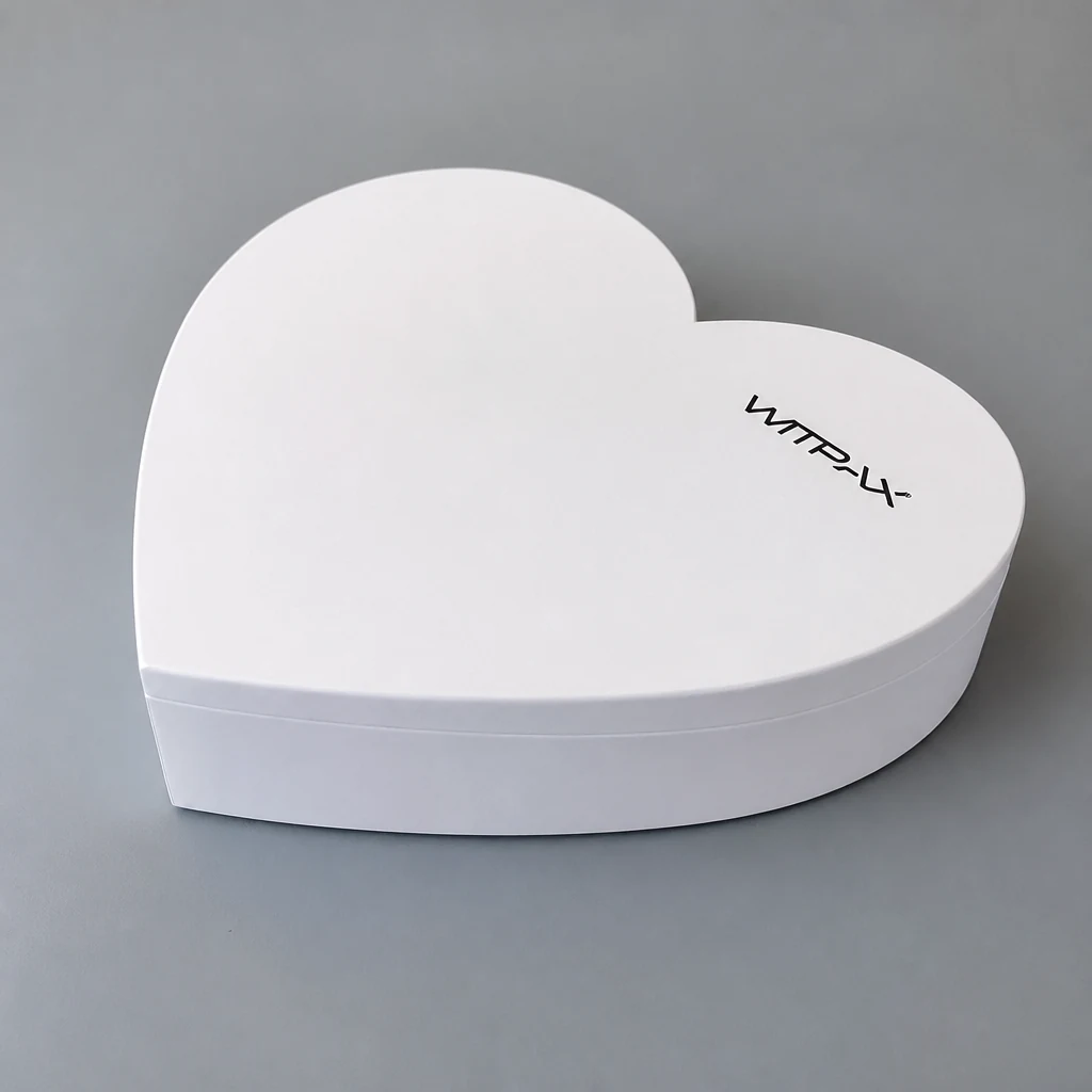 Heart-shaped lift-off lid聽boxes heart shaped gift box top angle