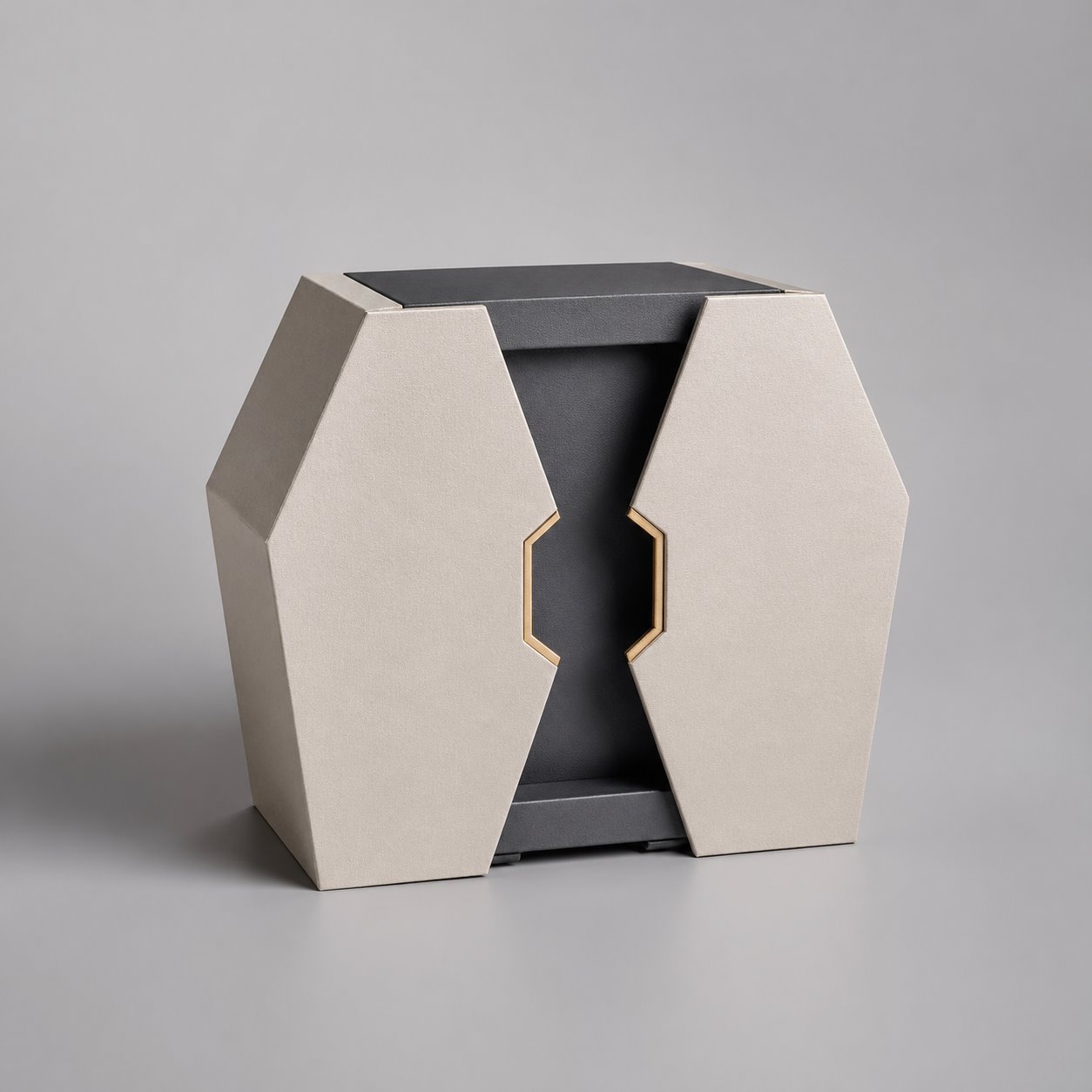 Custom shaped rigid boxes packaging feature image showing Iconic Geometry: Master-Cut Die Designs