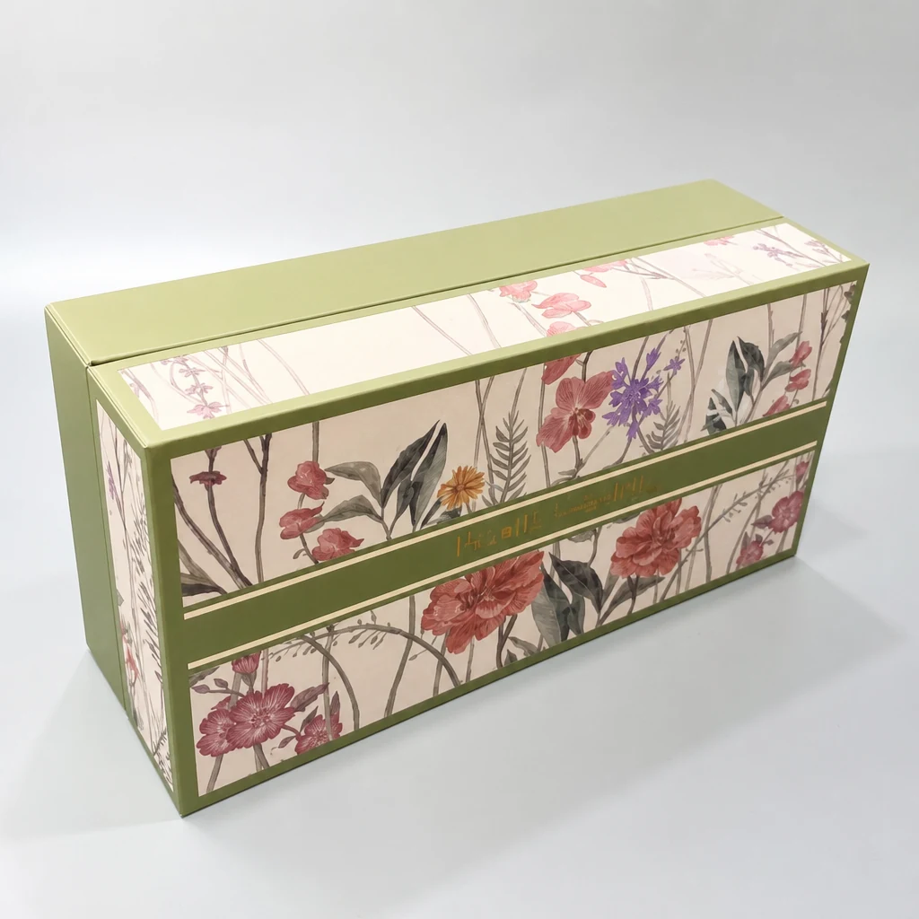Luxury custom shoulder neck gift box shoulder neck rigid box top angle
