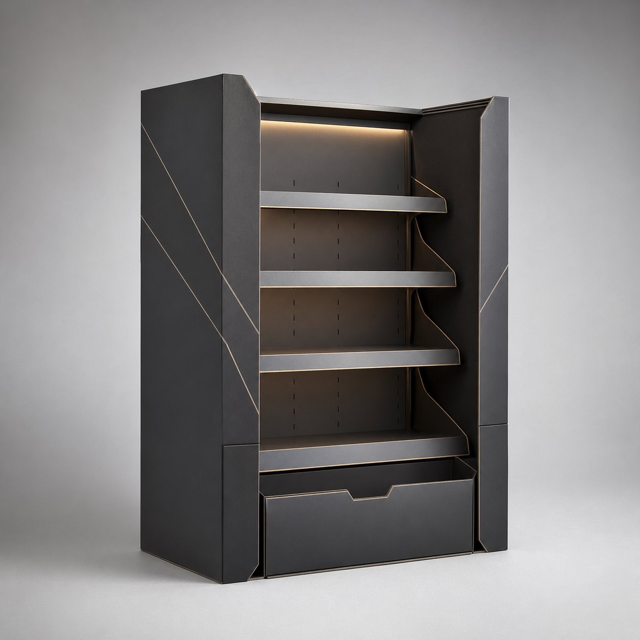 Custom integrated floor display packaging feature image showing Seamless Branding: A Bold Retail Statement