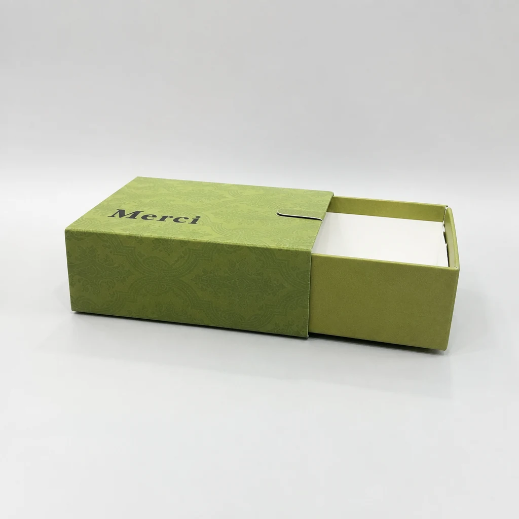 Portable drawer gift box drawer box front angle