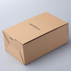 Folding corrugated box