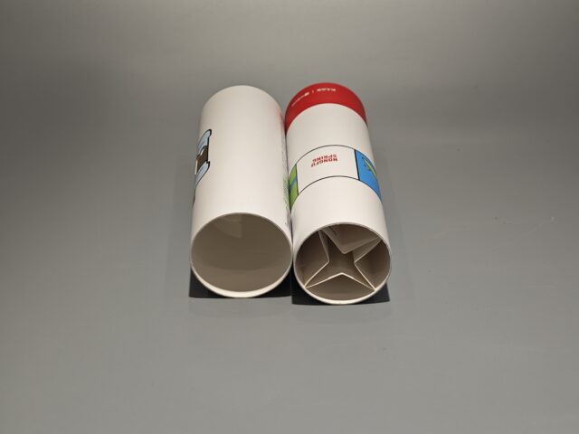 Handmade cylinder food box