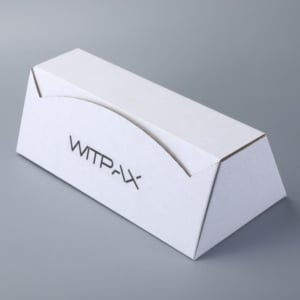 Trapezoidal folding corrugated box