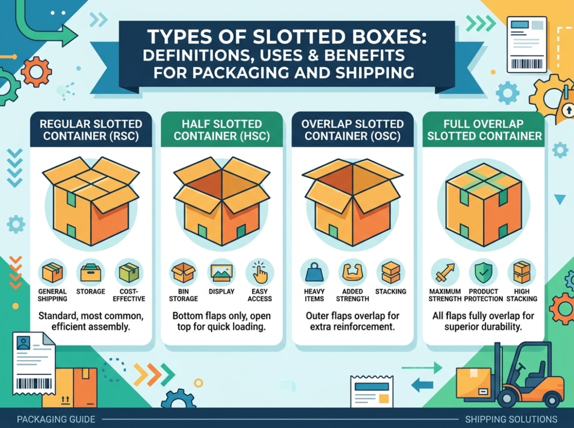 Types of Slotted Boxes: Definitions, Uses & Benefits for Packaging and ...