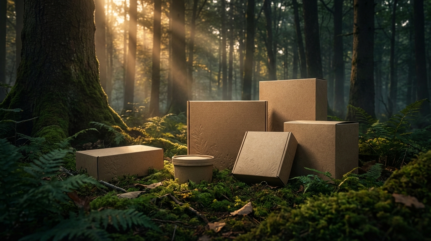 Sustainable industry custom packaging hero banner