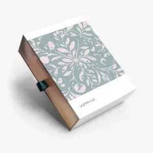 Custom Collapsible Rigid Box with Floral Print