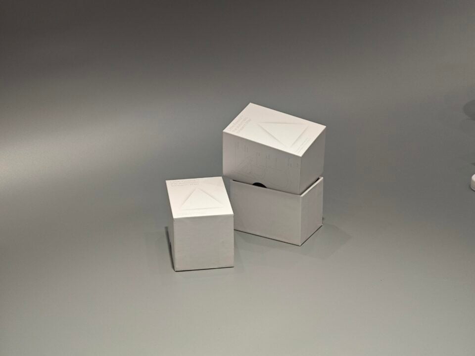 custom lift-off lid hearing aid box