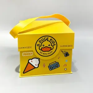 custom portable magnetic closure gift box