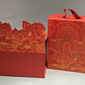 Double sided portable gift box